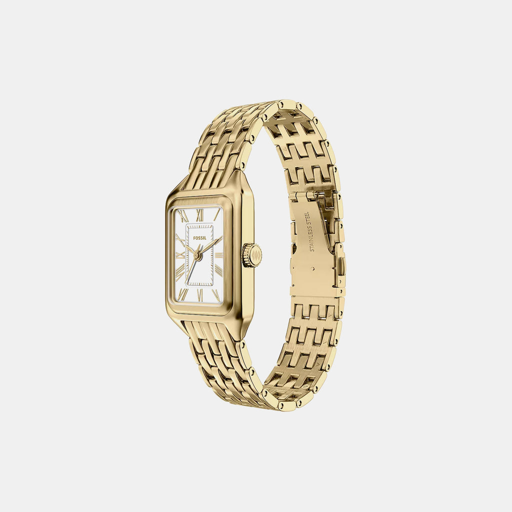 Raquel Women Quartz White Dial Analog Stainless Steel Watch ES5467