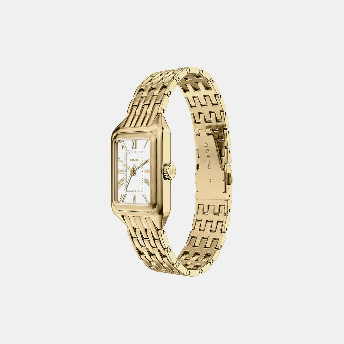 Raquel Women Quartz White Dial Analog Stainless Steel Watch ES5467