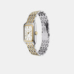 Raquel Women Quartz White Dial Analog Stainless Steel Watch ES5468