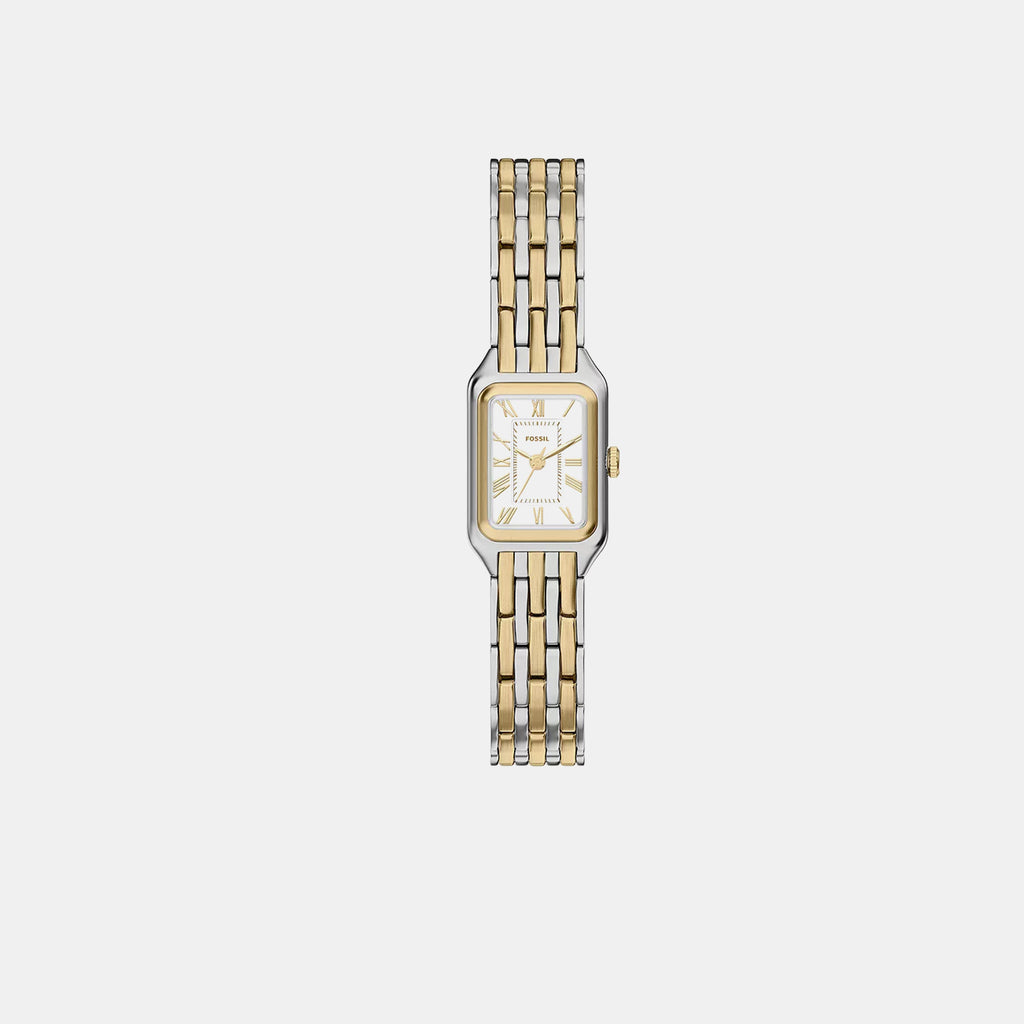 Raquel Women Quartz White Dial Analog Stainless Steel Watch ES5468