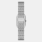 Women Quartz Silver Dial Analog Stainless Steel Watch ES5469