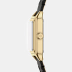 Women Quartz White Dial Analog Leather Watch ES5470