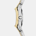 Integral Diamonds Unisex Quartz Black Dial Analog Stainless Steel Watch R20254712