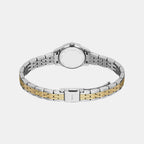 Integral Diamonds Unisex Quartz Black Dial Analog Stainless Steel Watch R20254712