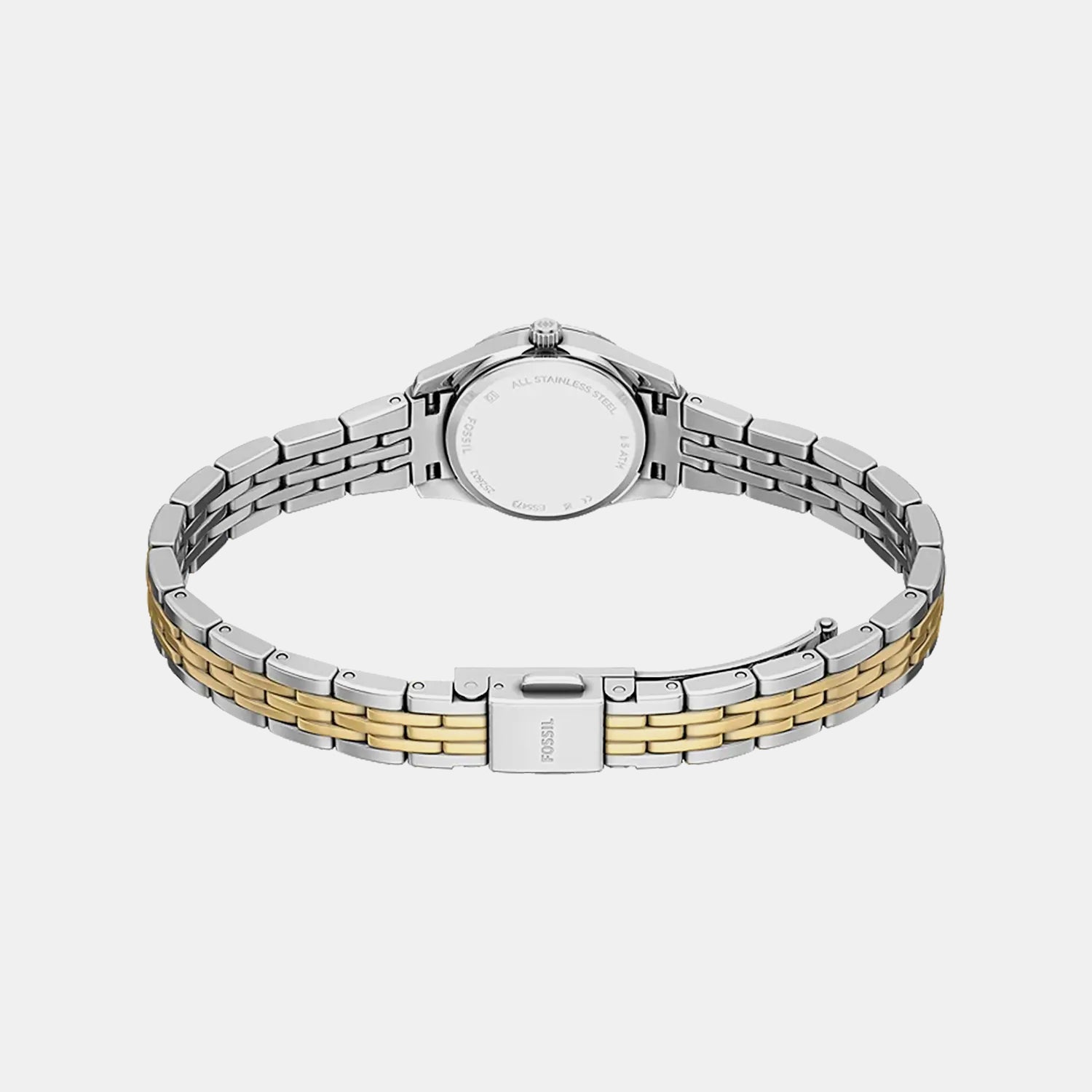 Integral Diamonds Unisex Quartz Black Dial Analog Stainless Steel Watch R20254712