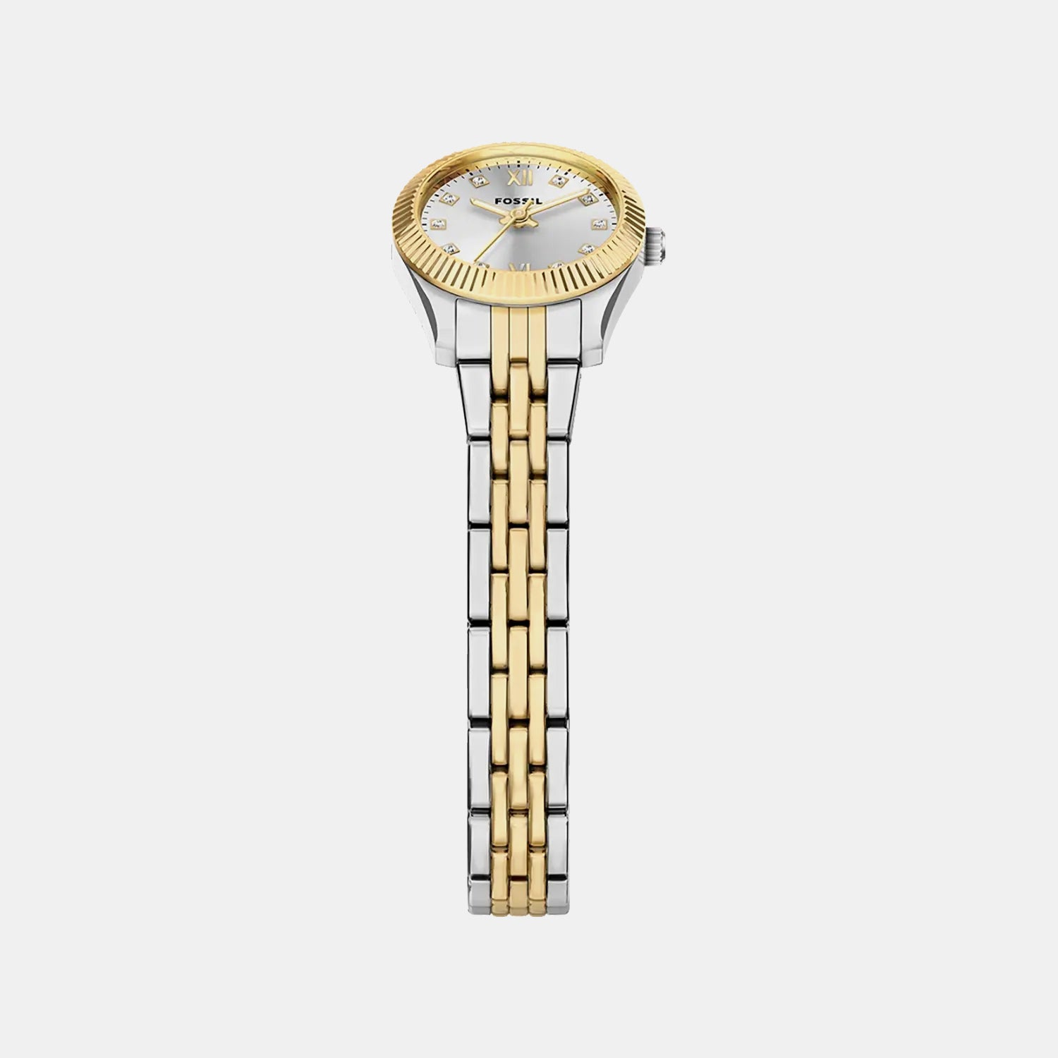 Integral Diamonds Unisex Quartz Black Dial Analog Stainless Steel Watch R20254712