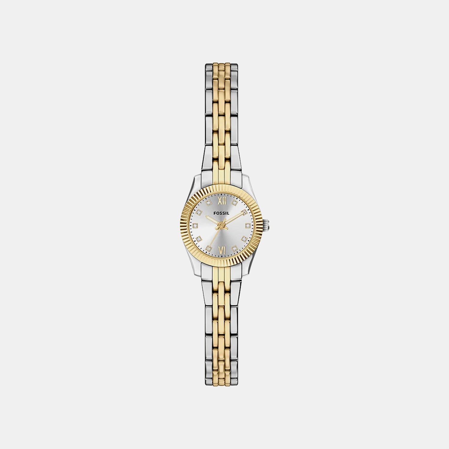 Scarlette Women Quartz Silver Dial Analog Stainless Steel Watch ES5473