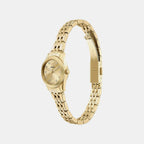 Scarlette Women Quartz Gold Dial Analog Stainless Steel Watch ES5474