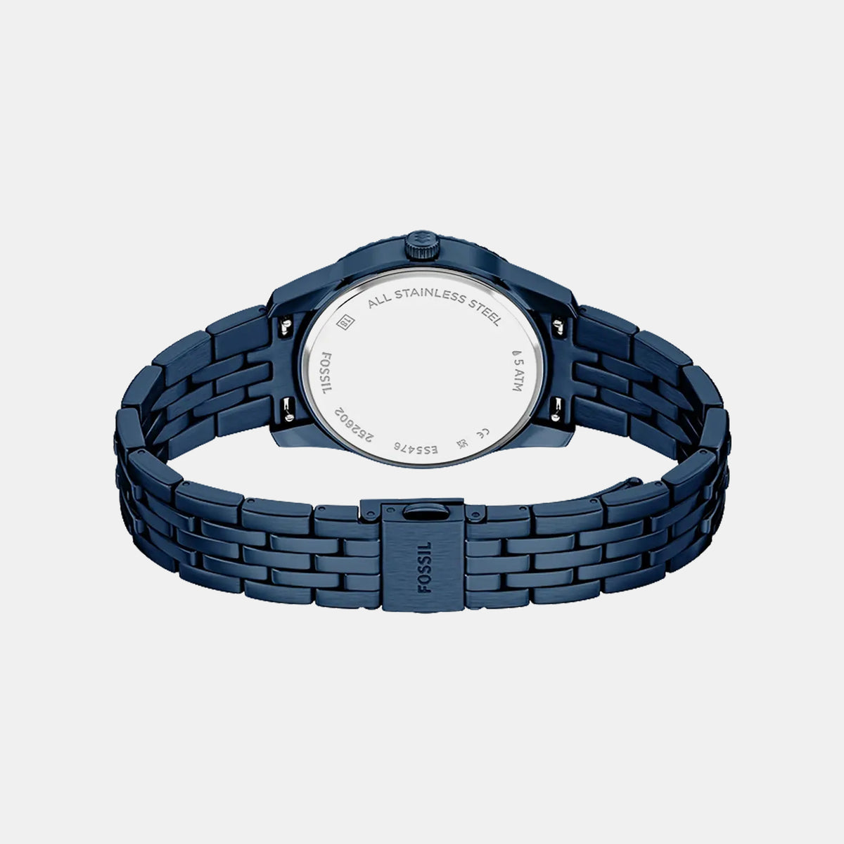 Scarlette Women Quartz Blue Dial Analog Stainless Steel Watch ES5476