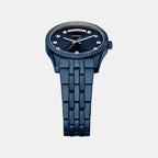 Scarlette Women Quartz Blue Dial Analog Stainless Steel Watch ES5476