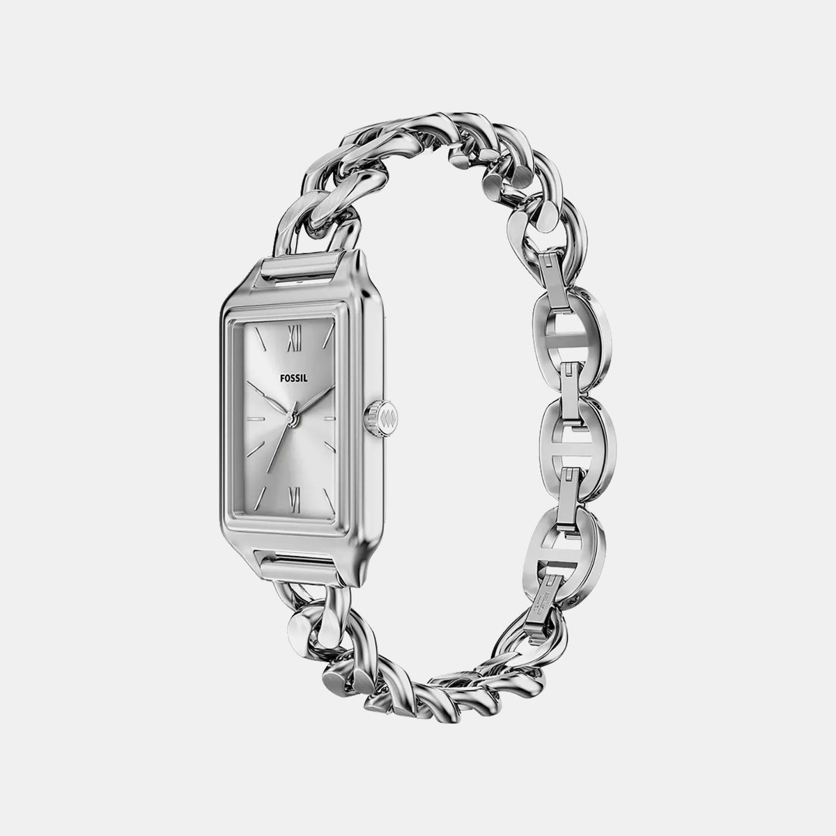 Raquel Women Quartz Silver Dial Analog Stainless Steel Watch ES5477