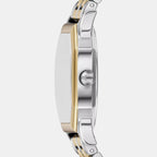 Women Quartz Blue Dial Analog Stainless Steel Watch ES5480