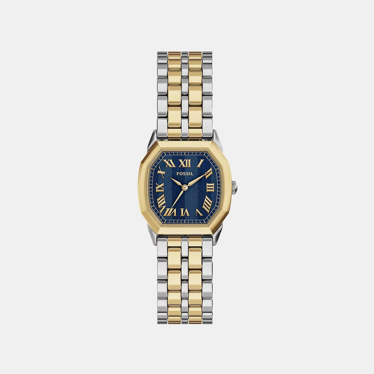 Women Quartz Blue Dial Analog Stainless Steel Watch ES5480