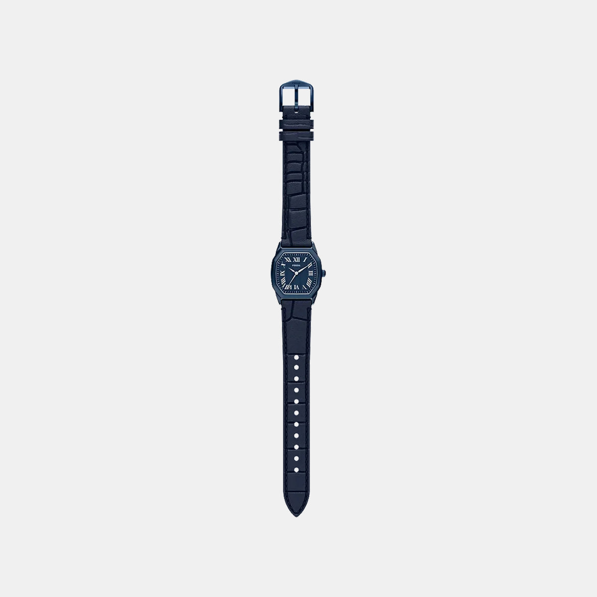 Harlow Women Quartz Blue Dial Analog Leather Watch ES5481