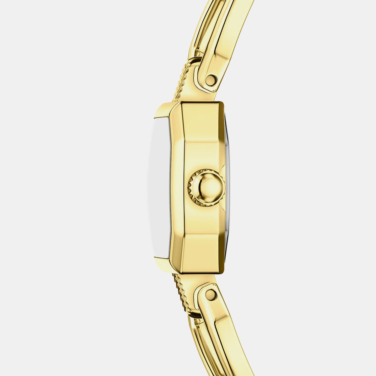 Harlow Women Quartz Cream Dial Analog Stainless Steel Watch ES5483