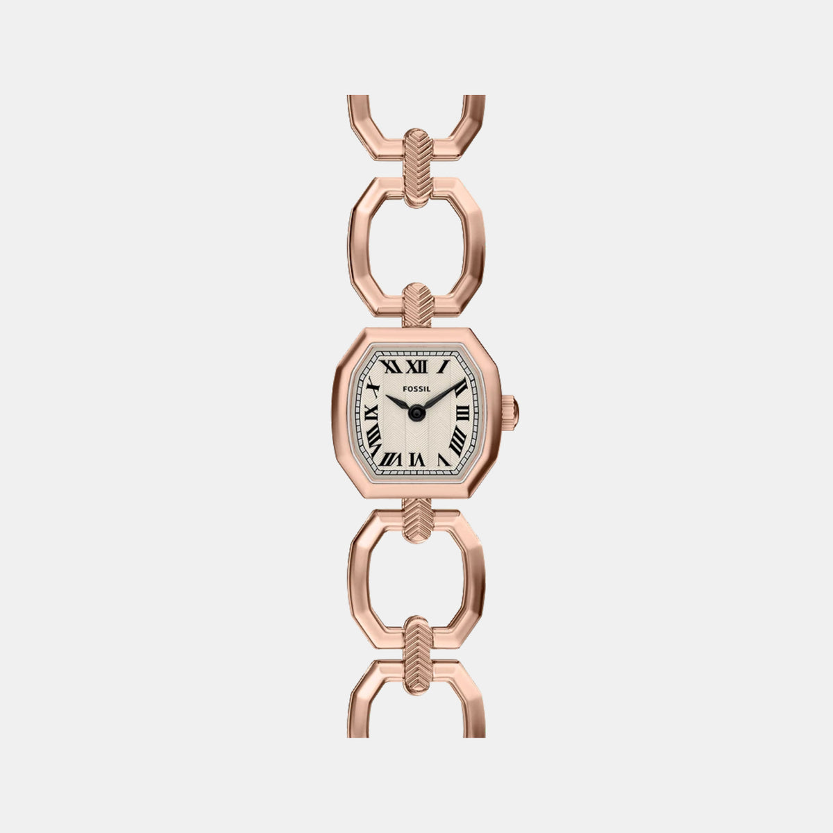 Harlow Women Quartz Cream Dial Analog Stainless Steel Watch ES5484