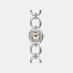 Harlow Mini Women Quartz Cream Dial Analog Stainless Steel Watch ES5485