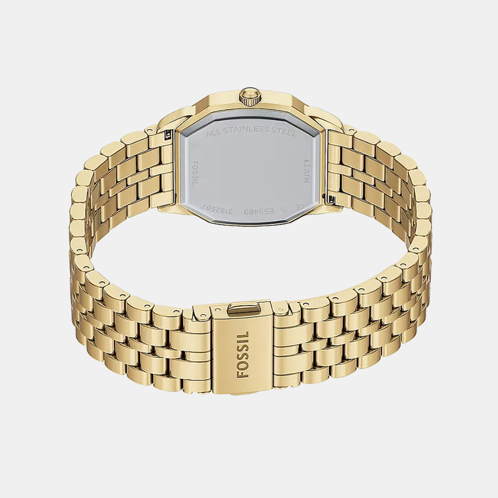 Harlow Women Quartz Silver Dial Analog Stainless Steel Watch ES5489