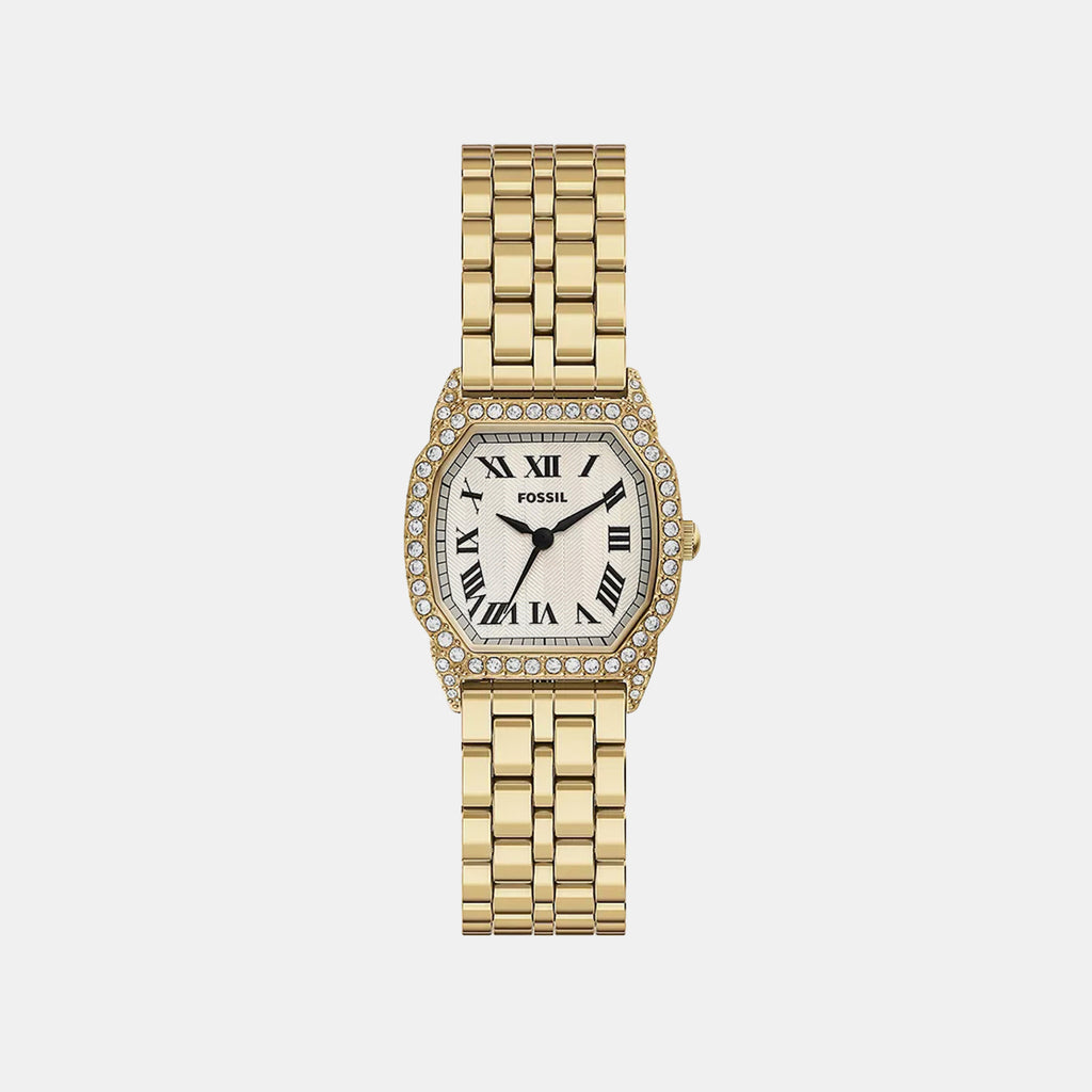 Harlow Women Quartz Silver Dial Analog Stainless Steel Watch ES5489