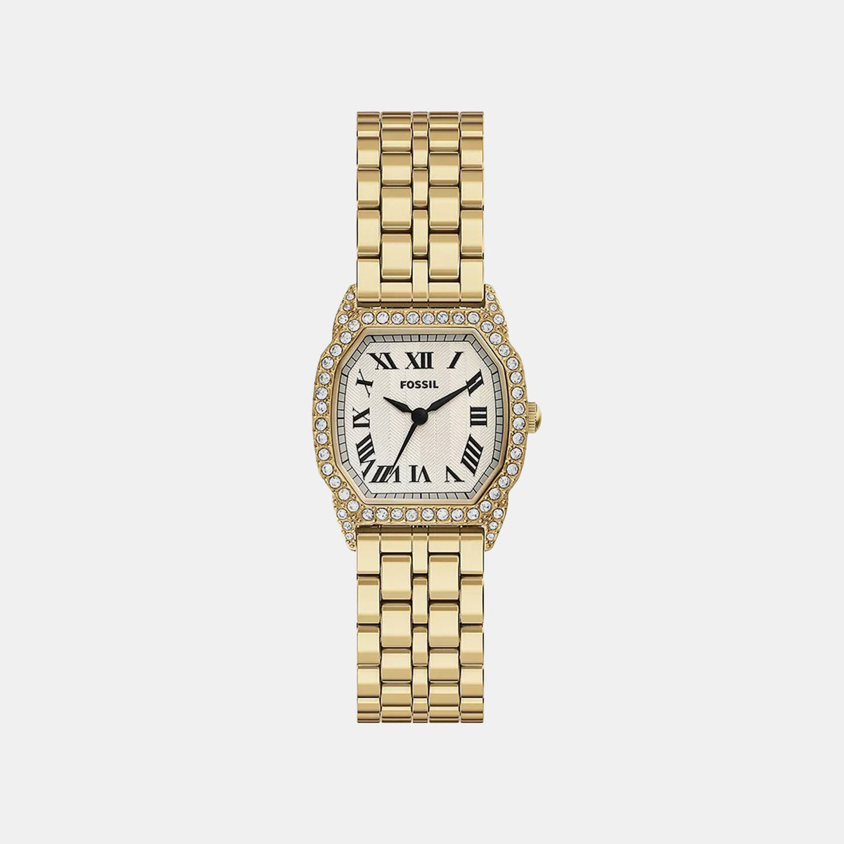 Harlow Women Quartz Silver Dial Analog Stainless Steel Watch ES5489
