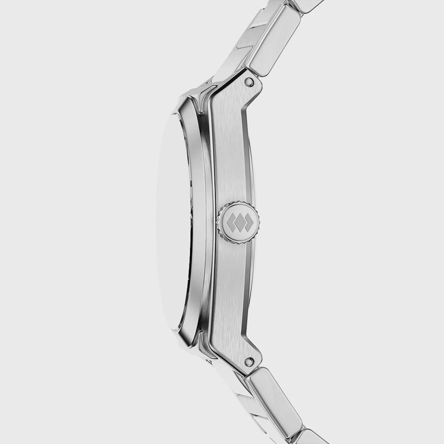 Everett Women Quartz Silver Dial Analog Stainless Steel Watch ES5490