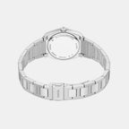 Everett Women Quartz Silver Dial Analog Stainless Steel Watch ES5490