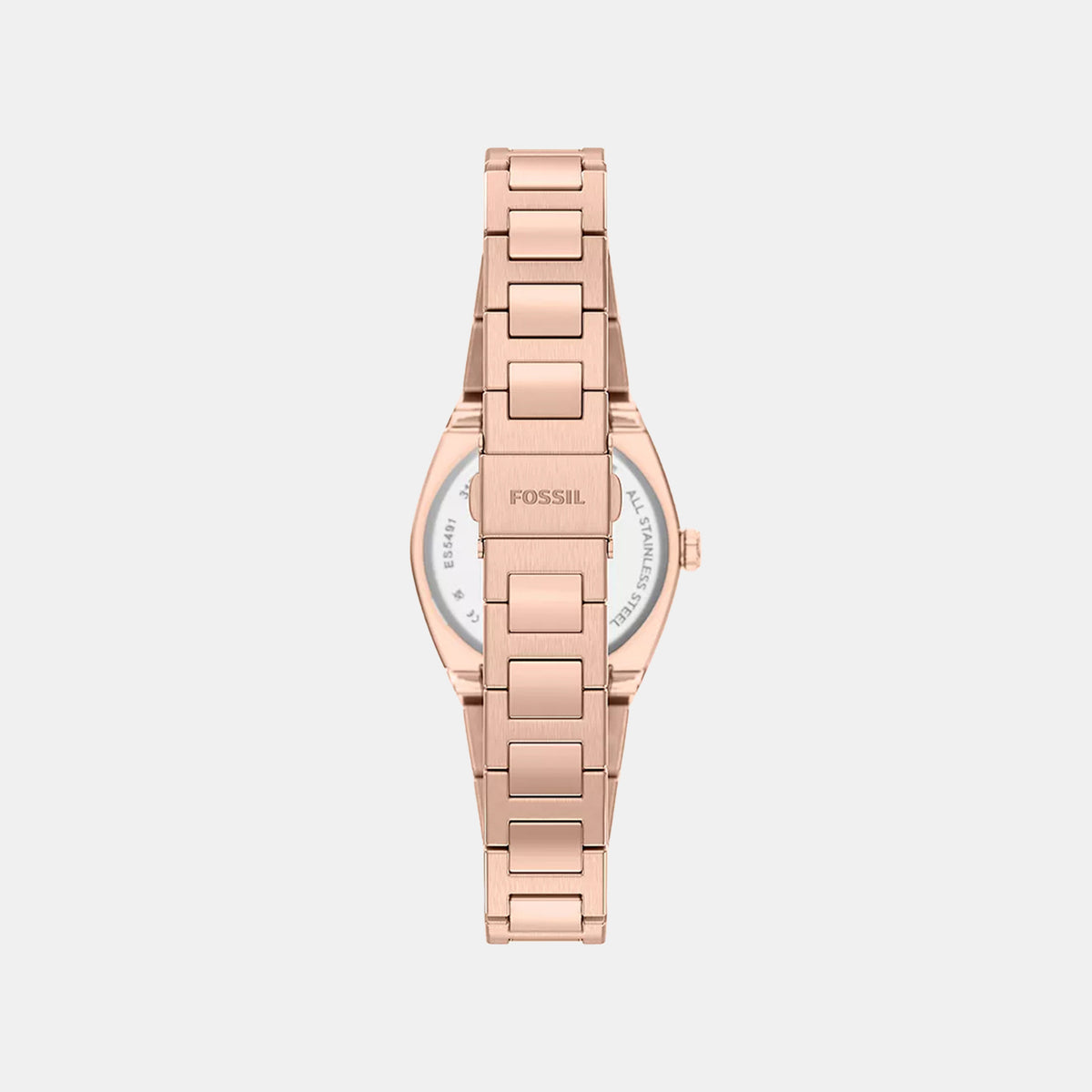 Everett Women Quartz Rose Gold Dial Analog Stainless Steel Watch ES5491