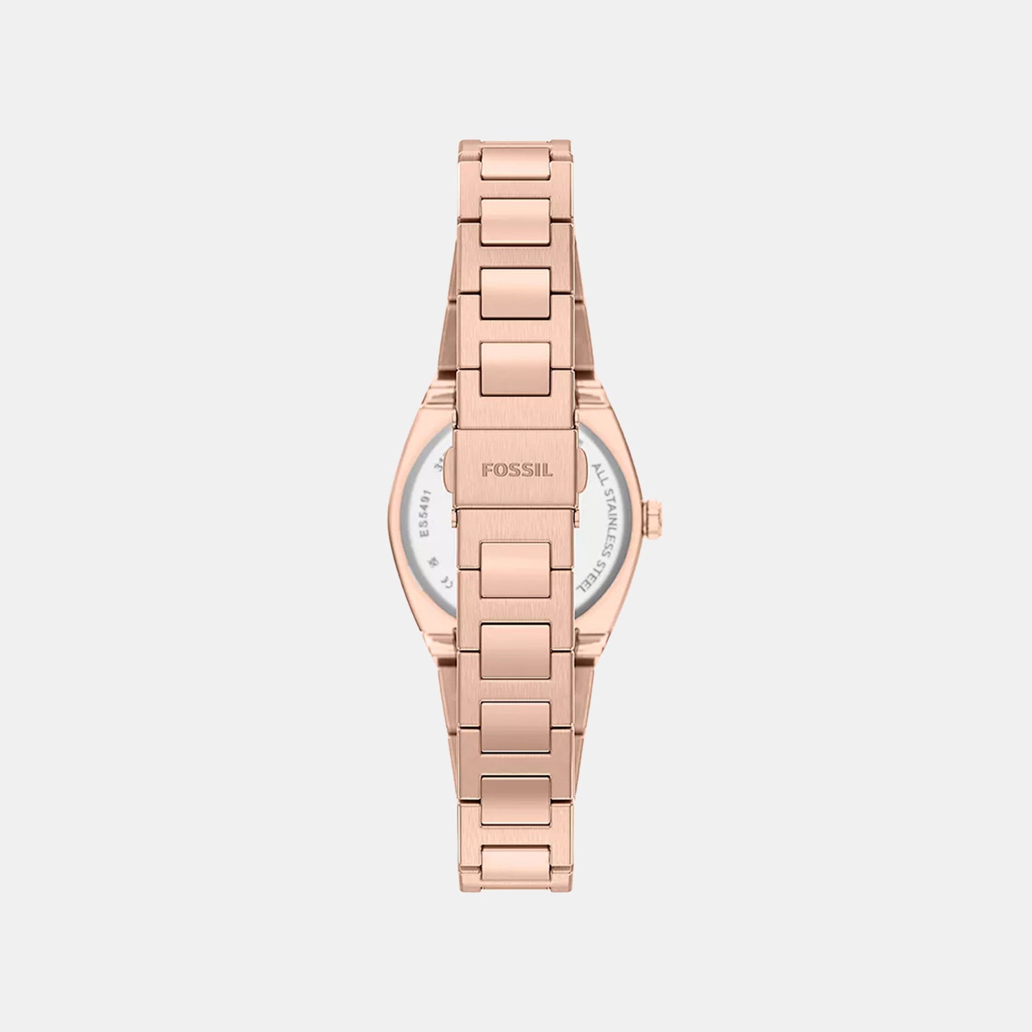 Everett Women Quartz Rose Gold Dial Analog Stainless Steel Watch ES5491