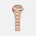 Everett Women Quartz Rose Gold Dial Analog Stainless Steel Watch ES5491