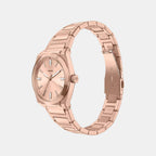 Everett Women Quartz Rose Gold Dial Analog Stainless Steel Watch ES5491