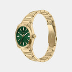 Everett Women Quartz Green Dial Analog Stainless Steel Watch ES5493
