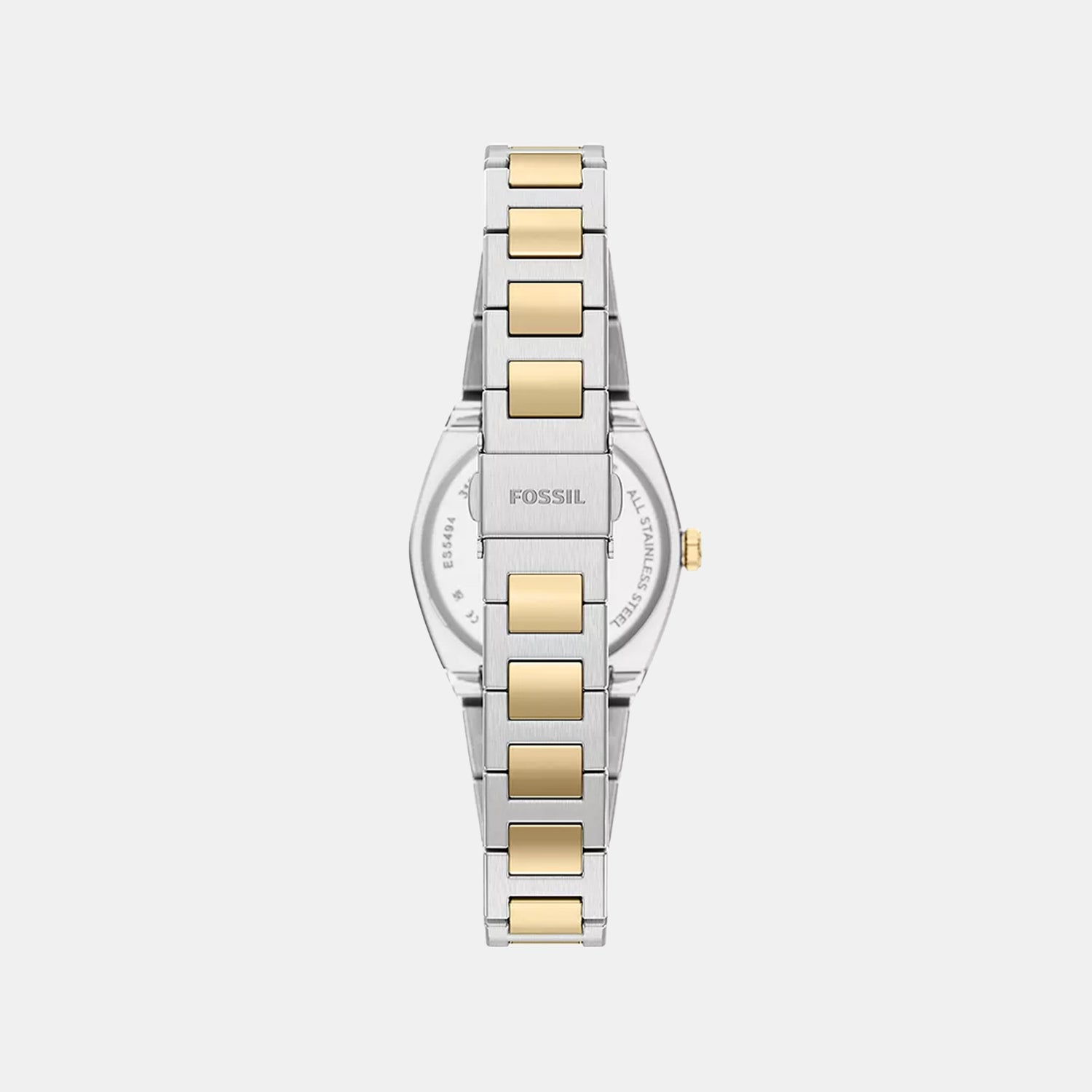 Everett Women Quartz Silver Dial Analog Stainless Steel Watch ES5494