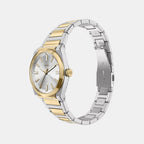 Everett Women Quartz Silver Dial Analog Stainless Steel Watch ES5494