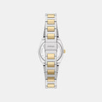 Everett Women Quartz Black Dial Analog Stainless Steel Watch ES5495