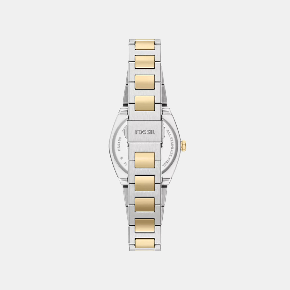 Everett Women Quartz Black Dial Analog Stainless Steel Watch ES5495