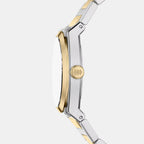 Everett Women Quartz Black Dial Analog Stainless Steel Watch ES5495