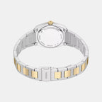Everett Women Quartz Black Dial Analog Stainless Steel Watch ES5495
