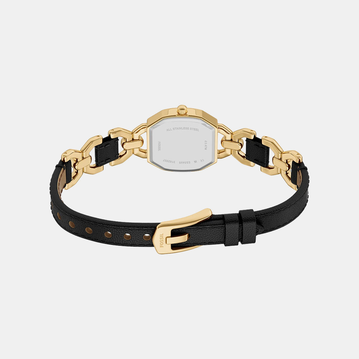 Harlow Women Quartz Black Dial Analog Leather Watch ES5496