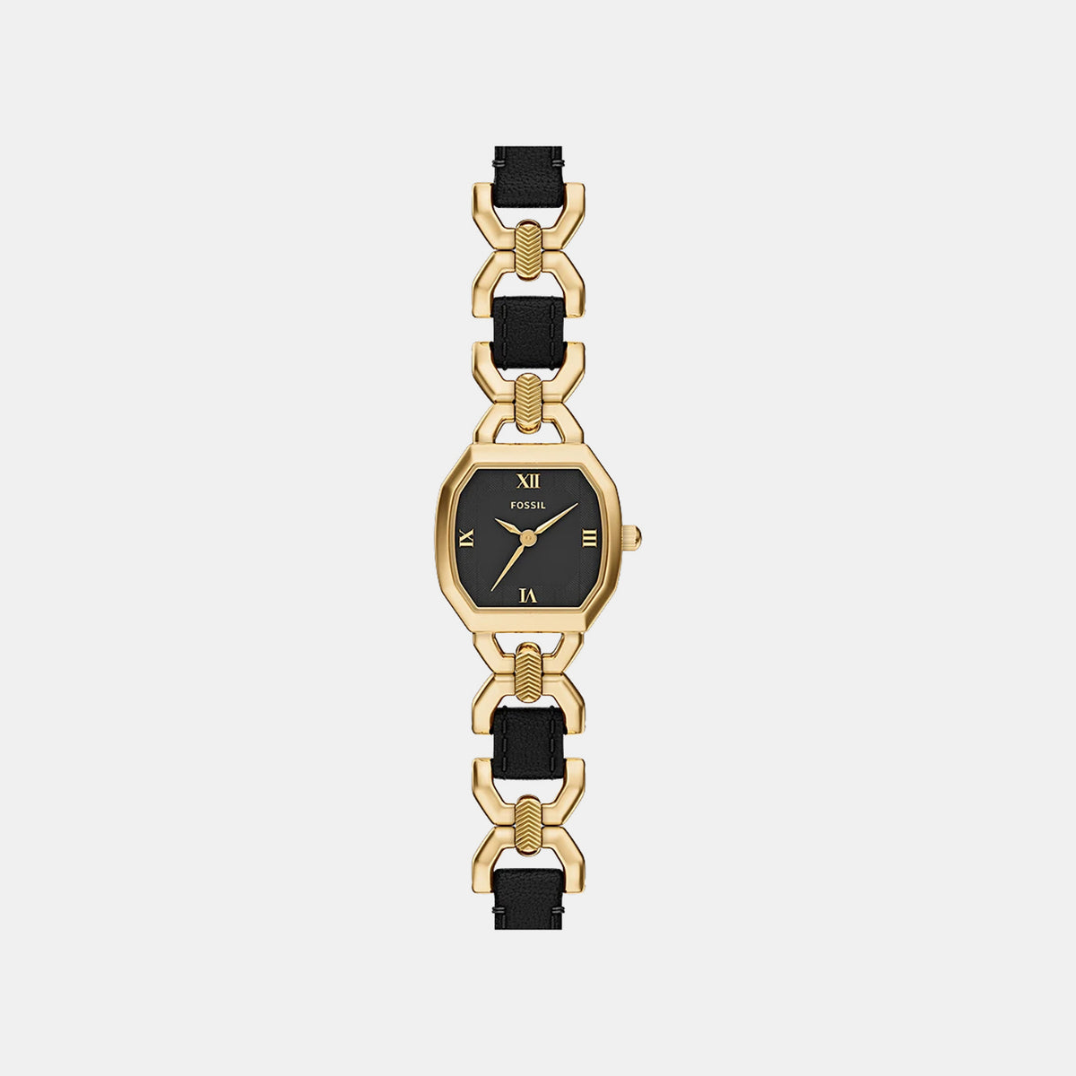 Harlow Women Quartz Black Dial Analog Leather Watch ES5496