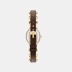Harlow Women Quartz Brown Dial Analog Leather Watch ES5497