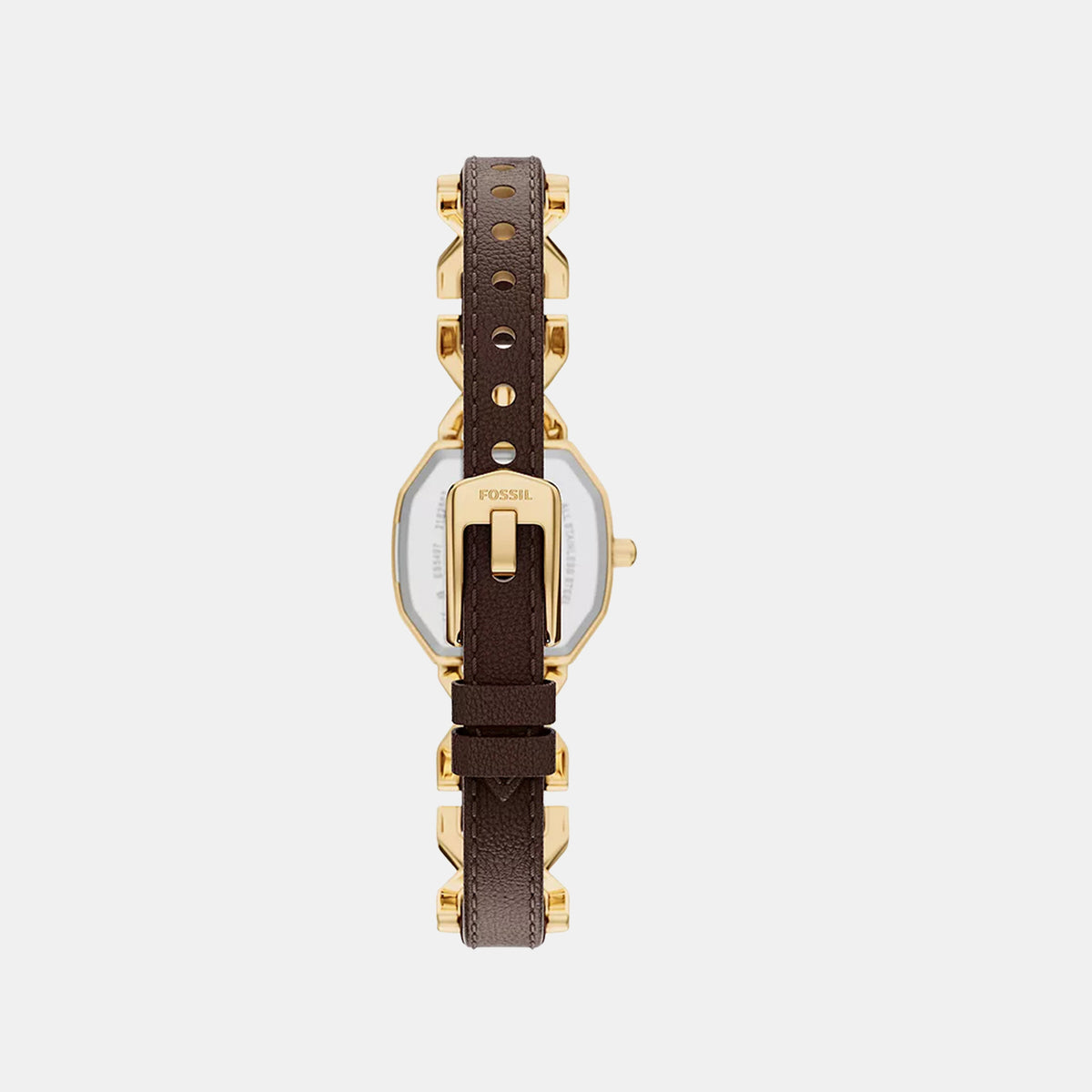 Harlow Women Quartz Brown Dial Analog Leather Watch ES5497