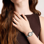 Heidi Women Quartz Mother Of Pearl Dial Analog Stainless Steel Watch ES5499