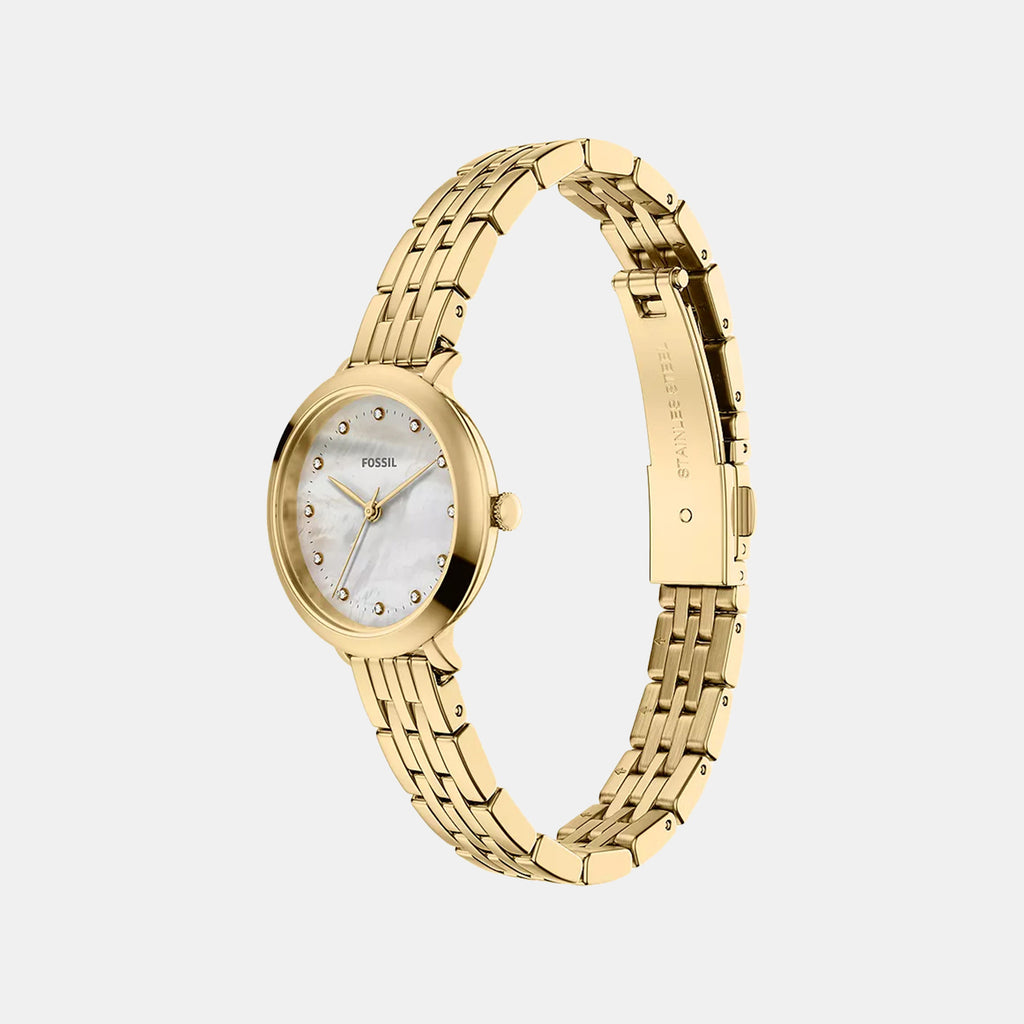 Heldi Women Quartz Mother Of Pearl Dial Analog Stainless Steel Watch ES5501