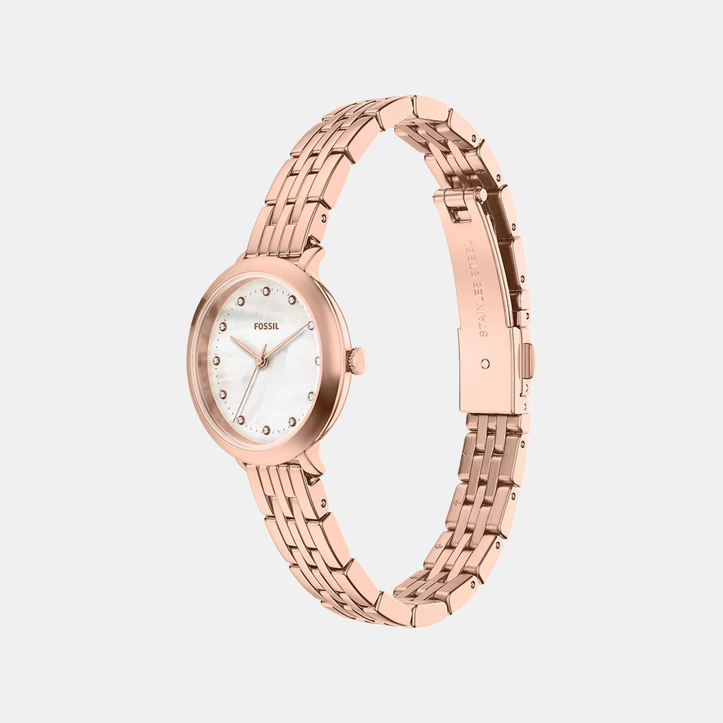 Heldi Women Quartz Mother Of Pearl Dial Analog Stainless Steel Watch ES5502