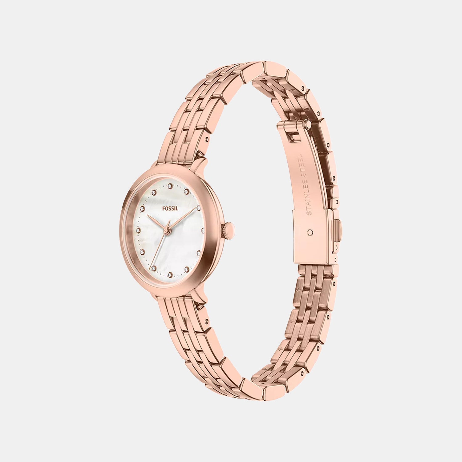 Heldi Women Quartz Mother Of Pearl Dial Analog Stainless Steel Watch ES5502