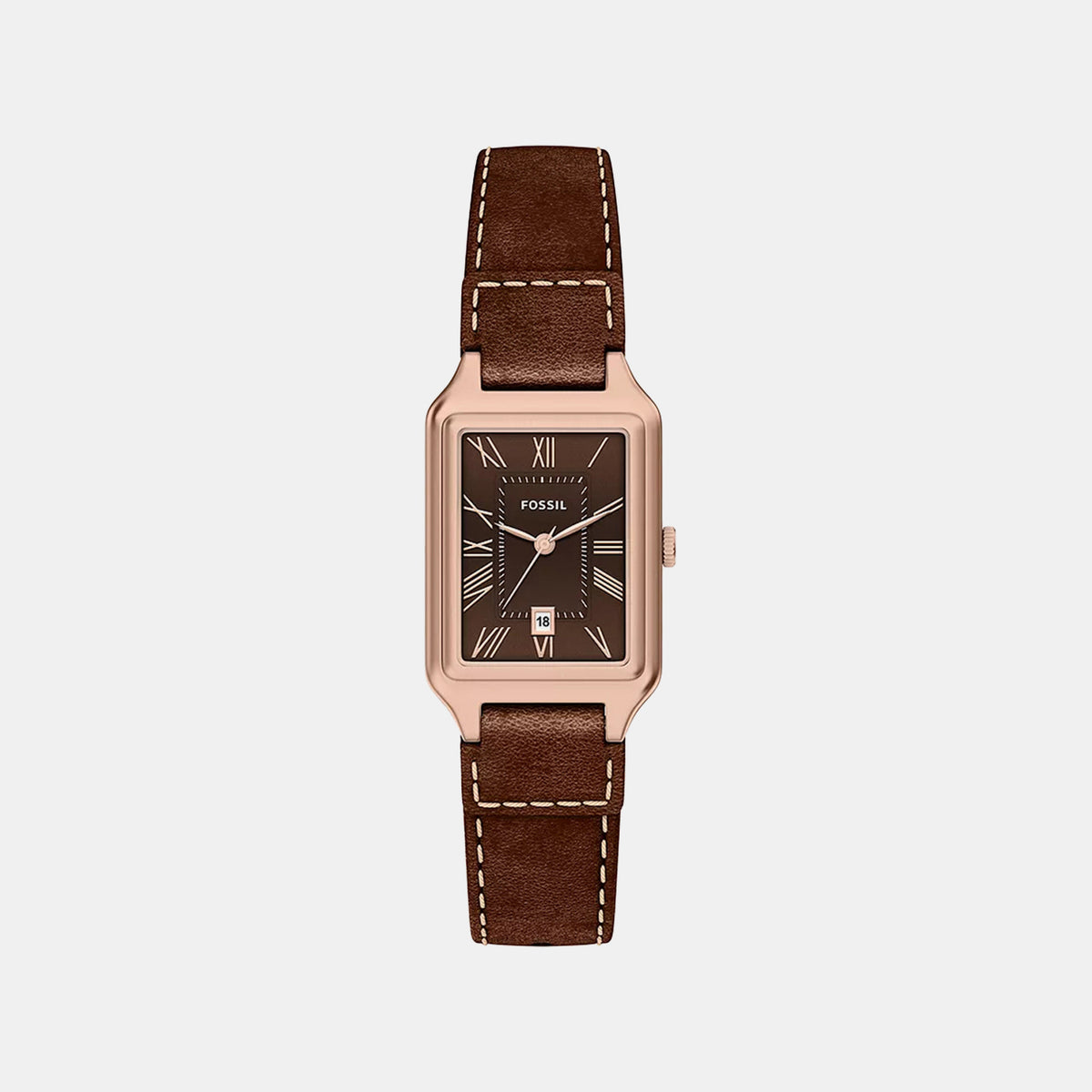 Raquel Women Quartz Brown Dial Analog Leather Watch ES5503