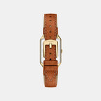 Raquel Women Quartz Cream Dial Analog Leather Watch ES5504