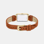 Raquel Women Quartz Cream Dial Analog Leather Watch ES5504
