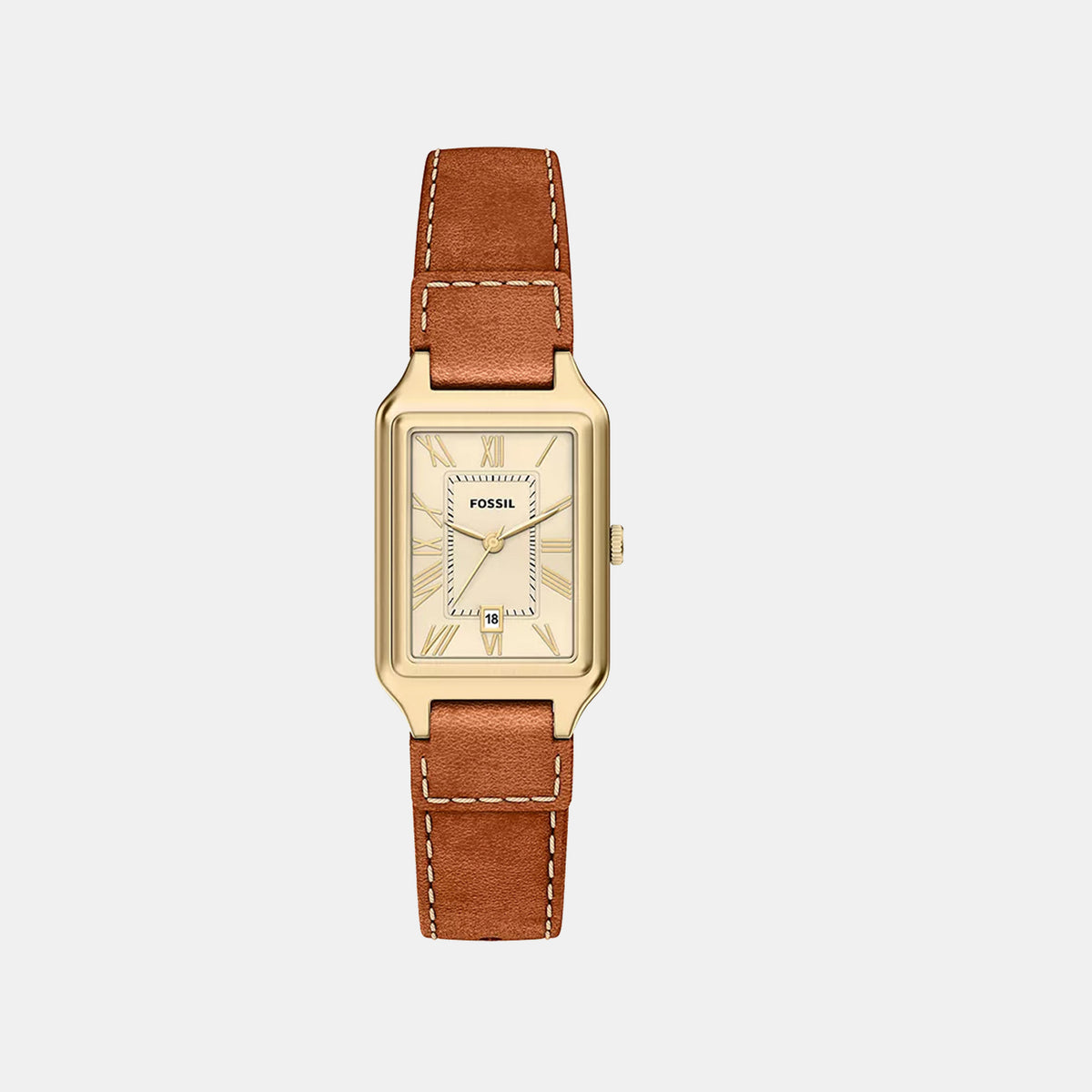 Raquel Women Quartz Cream Dial Analog Leather Watch ES5504