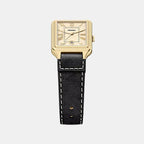 Raquel Women Quartz Cream Dial Analog Leather Watch ES5505